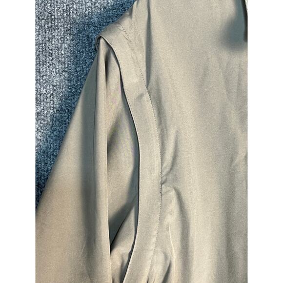 Walter Hagen Windbreaker 3 Way Convertible Jacket Vest Polyester Taupe‎ Mens L - Picture 6 of 14